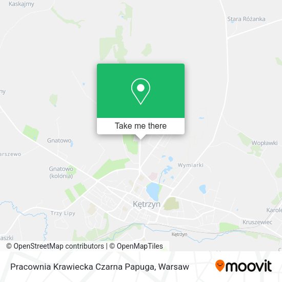 Pracownia Krawiecka Czarna Papuga map