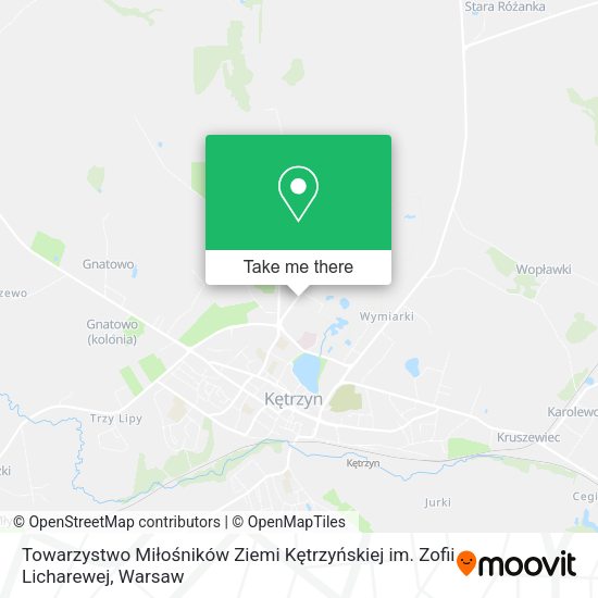 Towarzystwo Miłośników Ziemi Kętrzyńskiej im. Zofii Licharewej map