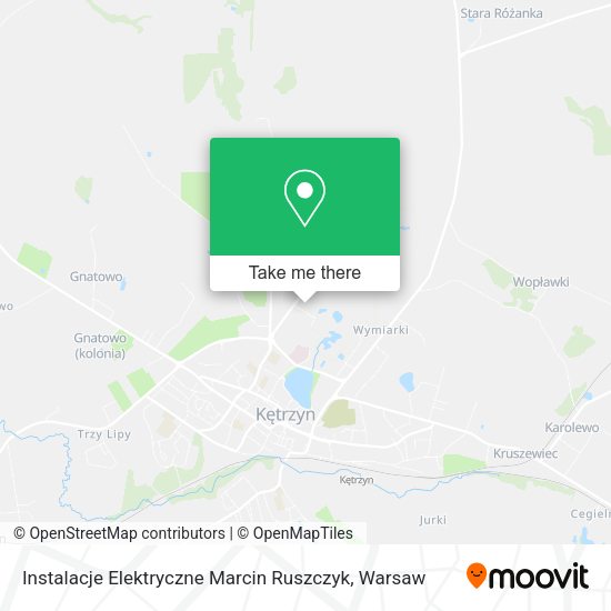 Instalacje Elektryczne Marcin Ruszczyk map