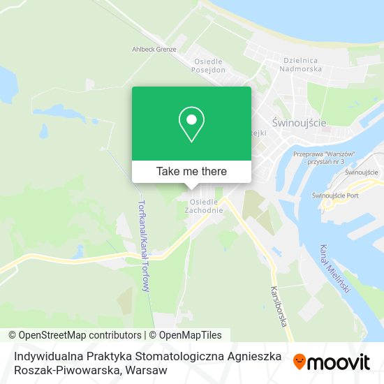 Indywidualna Praktyka Stomatologiczna Agnieszka Roszak-Piwowarska map