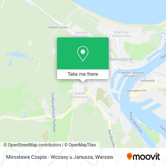 Mirosława Czapla - Wczasy u Janusza map