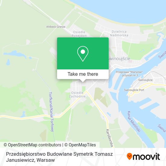 Przedsiębiorstwo Budowlane Symetrik Tomasz Janusiewicz map