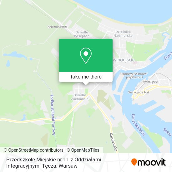 Przedszkole Miejskie nr 11 z Oddziałami Integracyjnymi Tęcza map