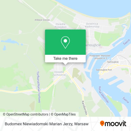 Budomex Niewiadomski Marian Jerzy map