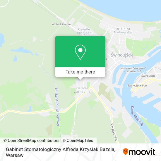 Gabinet Stomatologiczny Alfreda Krzysiak Bazela map