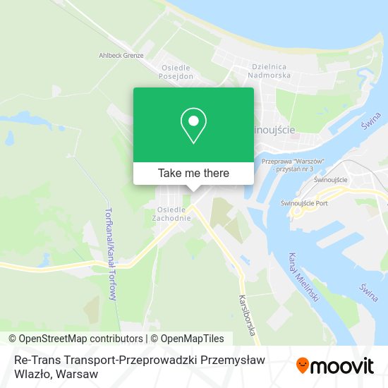 Карта Re-Trans Transport-Przeprowadzki Przemysław Wlazło