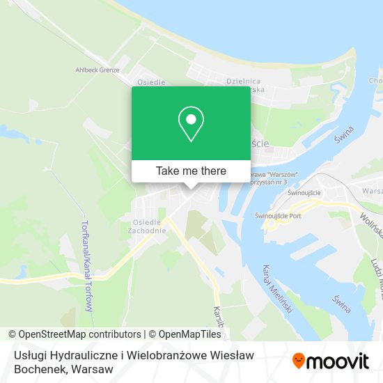 Usługi Hydrauliczne i Wielobranżowe Wiesław Bochenek map