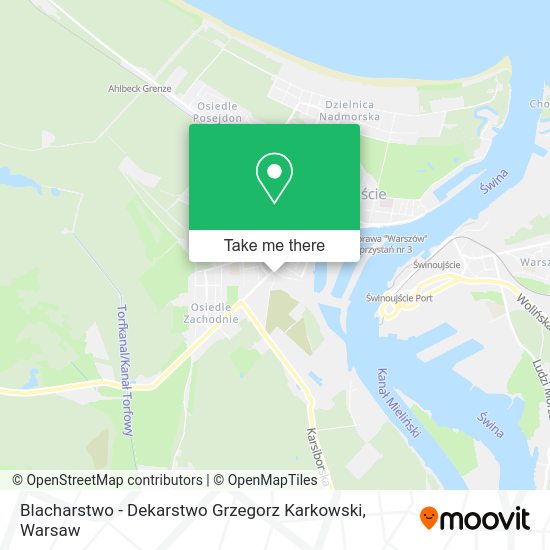 Blacharstwo - Dekarstwo Grzegorz Karkowski map