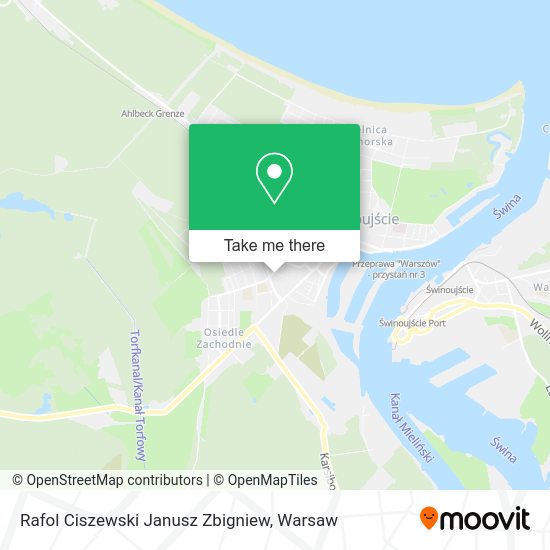 Rafol Ciszewski Janusz Zbigniew map