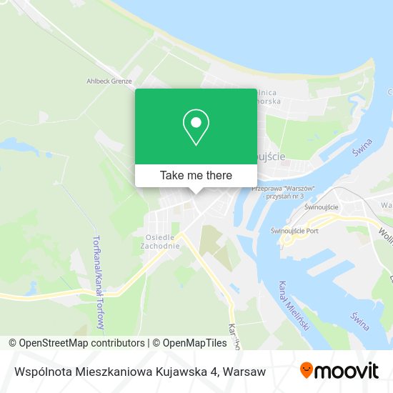 Wspólnota Mieszkaniowa Kujawska 4 map