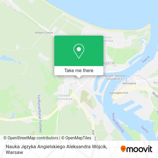 Nauka Języka Angielskiego Aleksandra Wójcik map