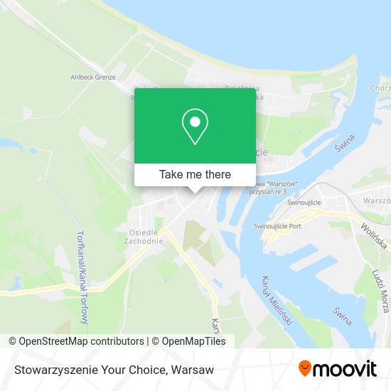 Stowarzyszenie Your Choice map