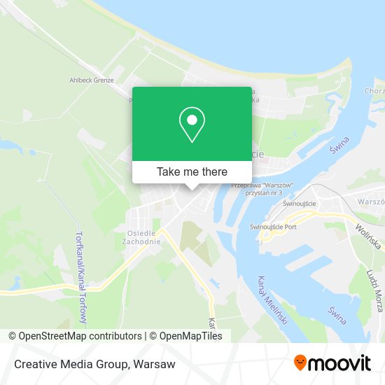 Creative Media Group map