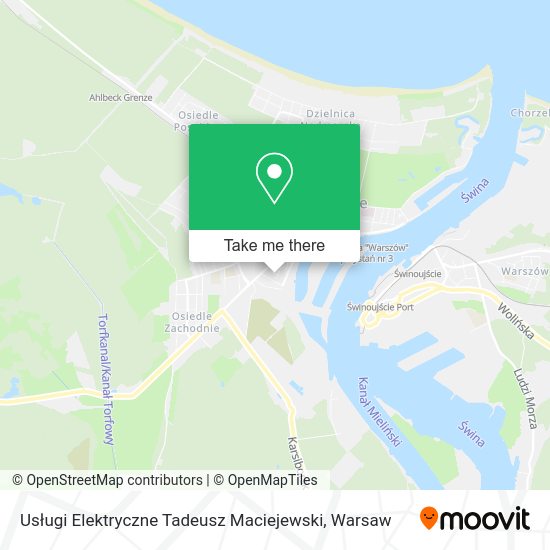 Usługi Elektryczne Tadeusz Maciejewski map