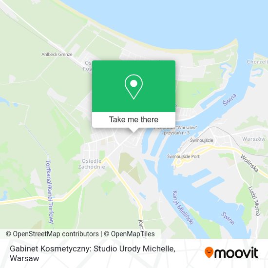 Gabinet Kosmetyczny: Studio Urody Michelle map