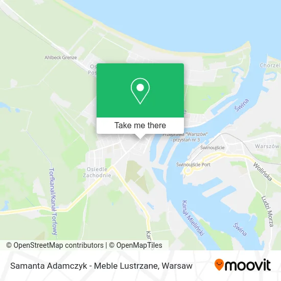 Карта Samanta Adamczyk - Meble Lustrzane