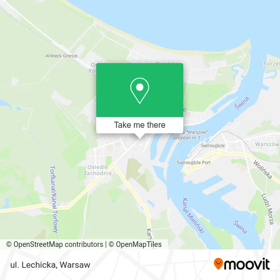 Карта ul. Lechicka
