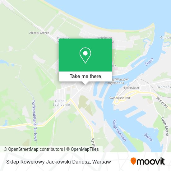 Sklep Rowerowy Jackowski Dariusz map