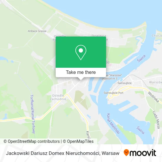 Карта Jackowski Dariusz Domex Nieruchomości