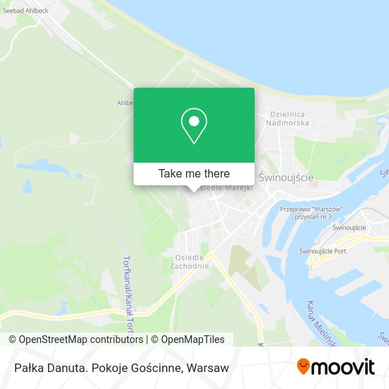 Pałka Danuta. Pokoje Gościnne map