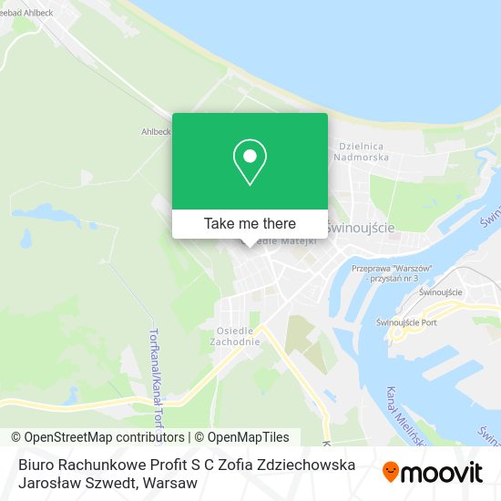 Biuro Rachunkowe Profit S C Zofia Zdziechowska Jarosław Szwedt map