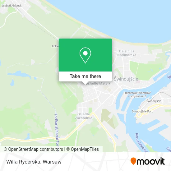 Willa Rycerska map