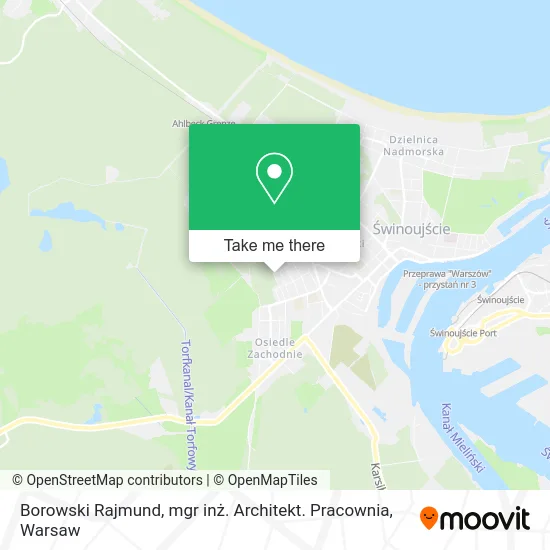 Карта Borowski Rajmund, mgr inż. Architekt. Pracownia