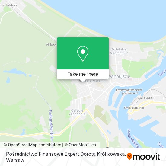 Pośrednictwo Finansowe Expert Dorota Królikowska map