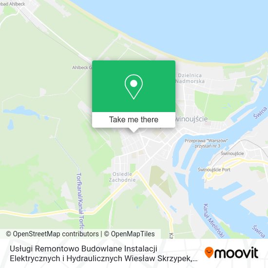 Usługi Remontowo Budowlane Instalacji Elektrycznych i Hydraulicznych Wiesław Skrzypek map