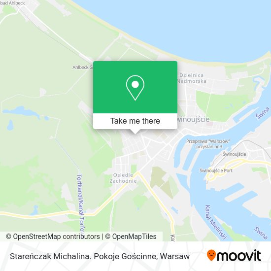 Stareńczak Michalina. Pokoje Gościnne map