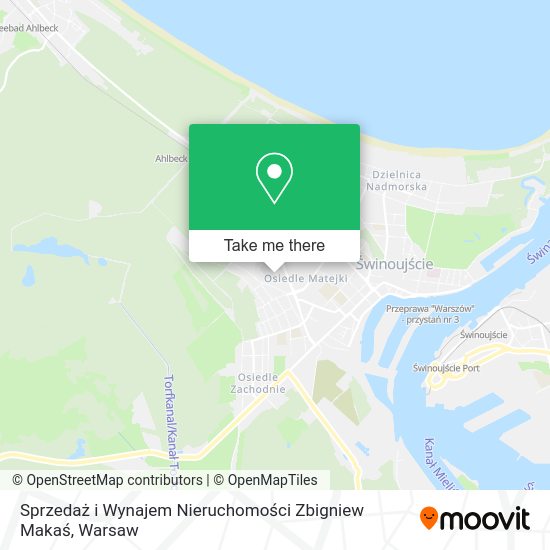 Sprzedaż i Wynajem Nieruchomości Zbigniew Makaś map