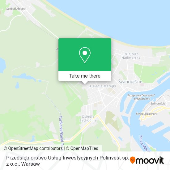 Przedsiębiorstwo Usług Inwestycyjnych Polinvest sp. z o.o. map