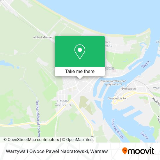 Warzywa i Owoce Paweł Nadratowski map