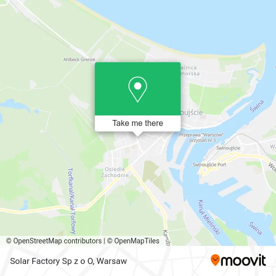 Карта Solar Factory Sp z o O