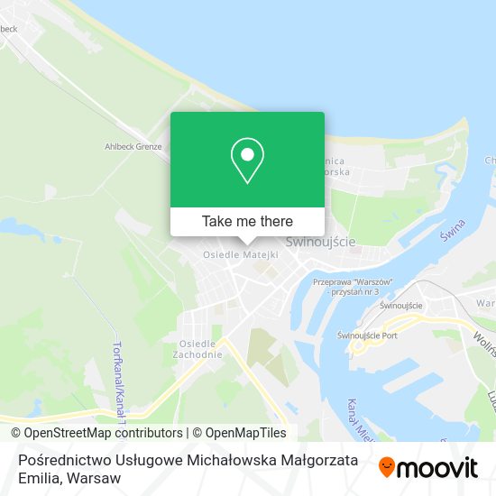 Pośrednictwo Usługowe Michałowska Małgorzata Emilia map