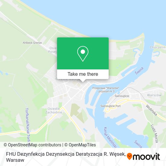 FHU Dezynfekcja Dezynsekcja Deratyzacja R. Węsek map