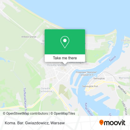 Koma. Bar. Gwiazdowicz map