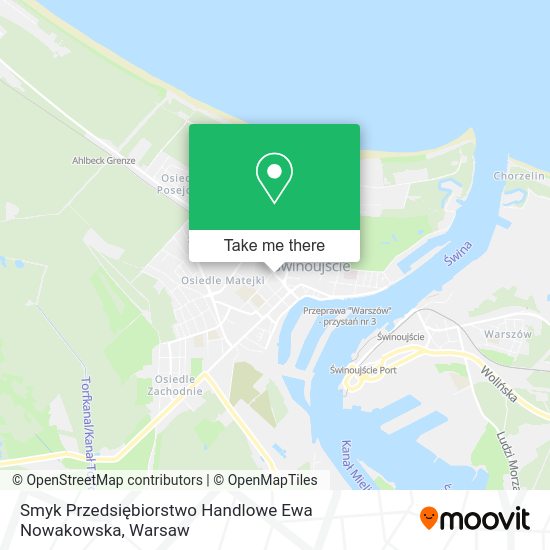 Smyk Przedsiębiorstwo Handlowe Ewa Nowakowska map