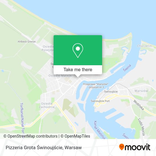 Pizzeria Grota Świnoujście map