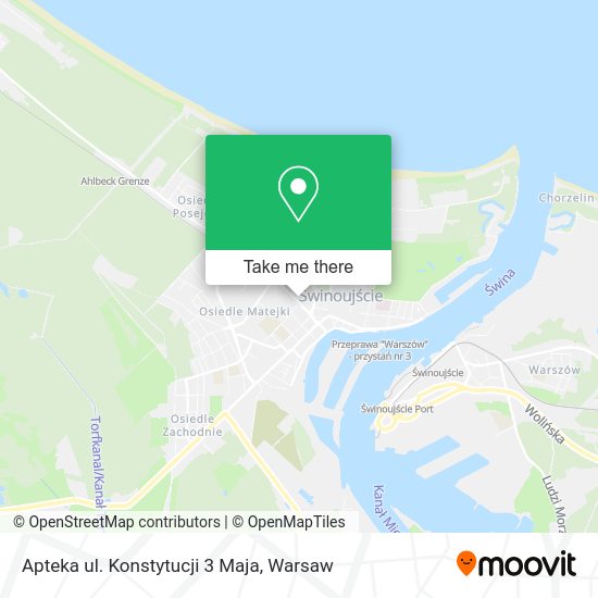 Apteka ul. Konstytucji 3 Maja map