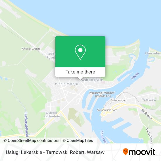 Usługi Lekarskie - Tarnowski Robert map