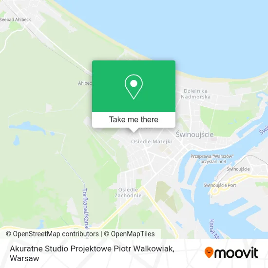 Карта Akuratne Studio Projektowe Piotr Walkowiak
