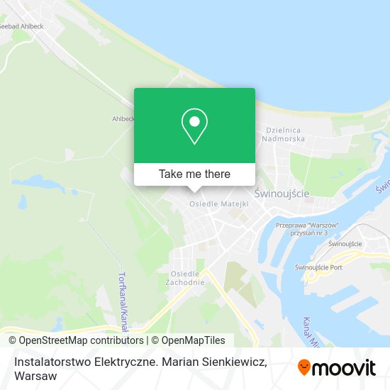 Instalatorstwo Elektryczne. Marian Sienkiewicz map