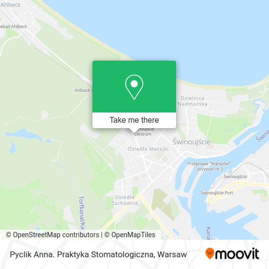 Pyclik Anna. Praktyka Stomatologiczna map