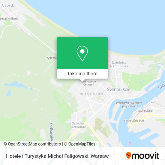 Hotele i Turystyka Michał Faligowski map