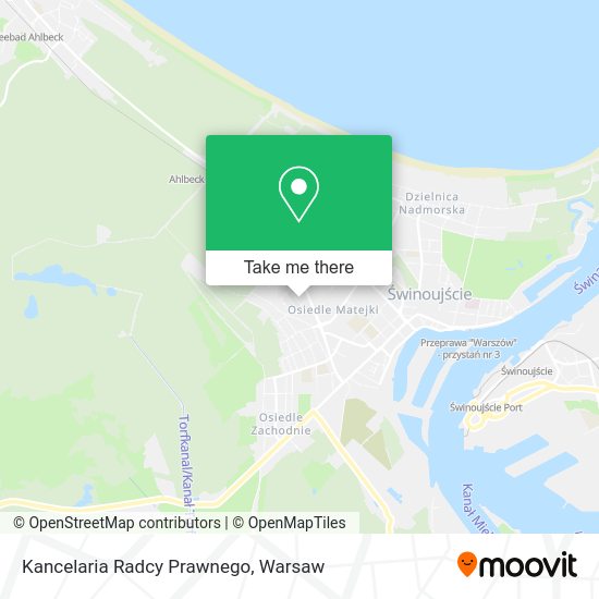 Kancelaria Radcy Prawnego map