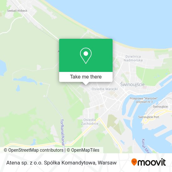 Atena sp. z o.o. Spółka Komandytowa map