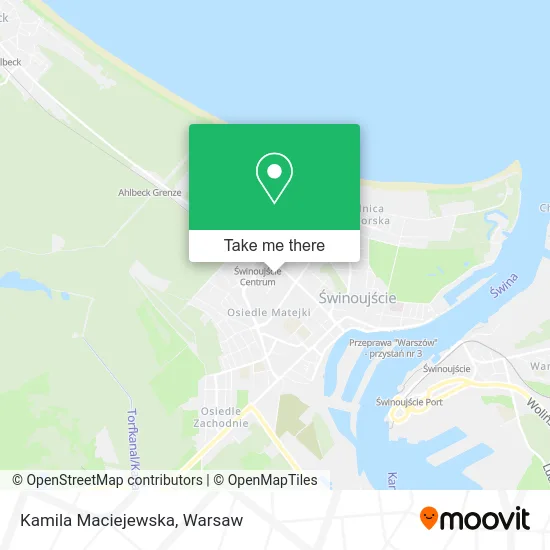 Kamila Maciejewska map