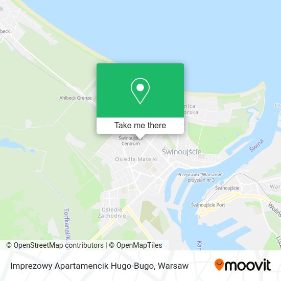 Imprezowy Apartamencik Hugo-Bugo map