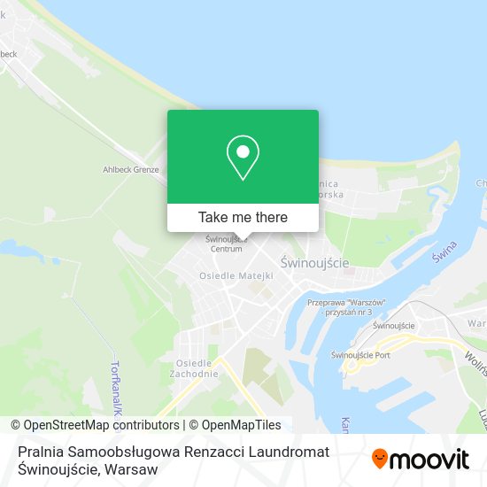 Pralnia Samoobsługowa Renzacci Laundromat Świnoujście map